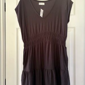 Maurices Black V-Neck Tunic Dress